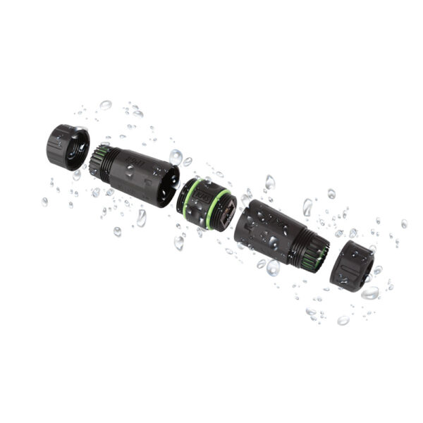 Connettore Slim Cat.6 RJ45 Impermeabile IP68 - immagine 2