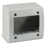 Contenitore Autoportante IP40 S44 per Minicanali 3 Moduli Bianco