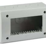 Contenitore Autoportante IP40 S44 per Minicanali 4 Moduli Bianco