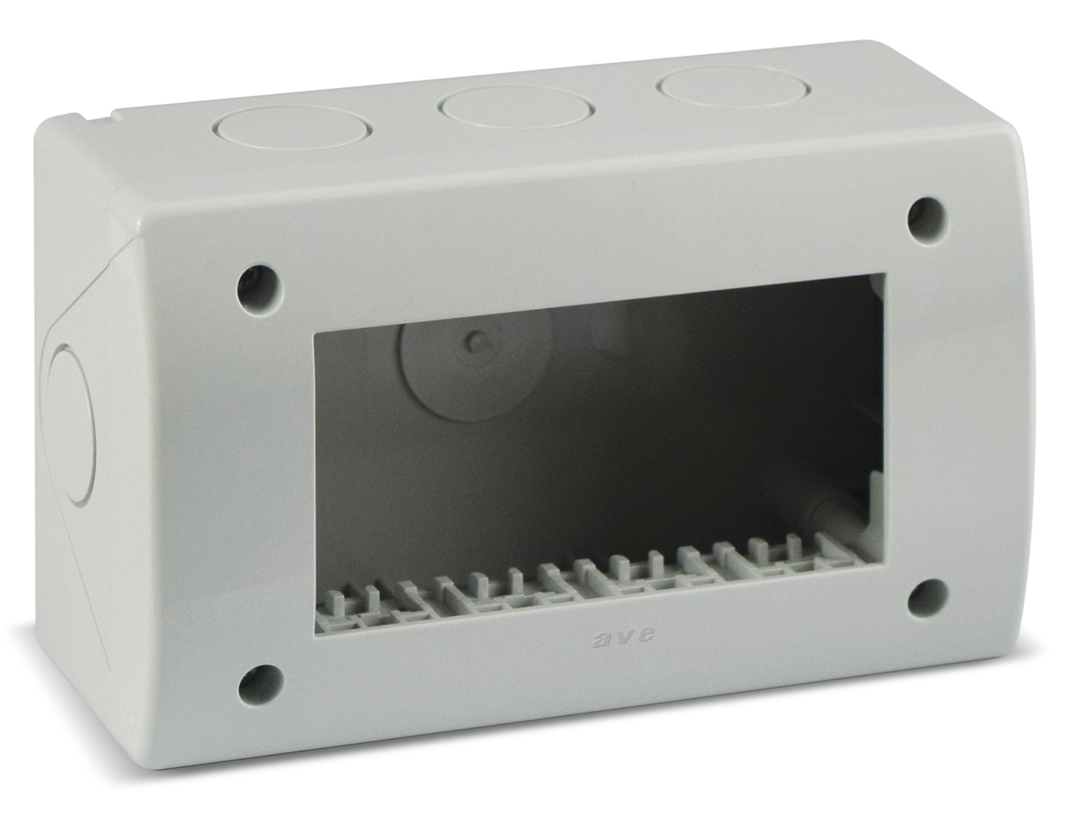 Contenitore Autoportante IP40 S44 per Minicanali 4 Moduli Bianco