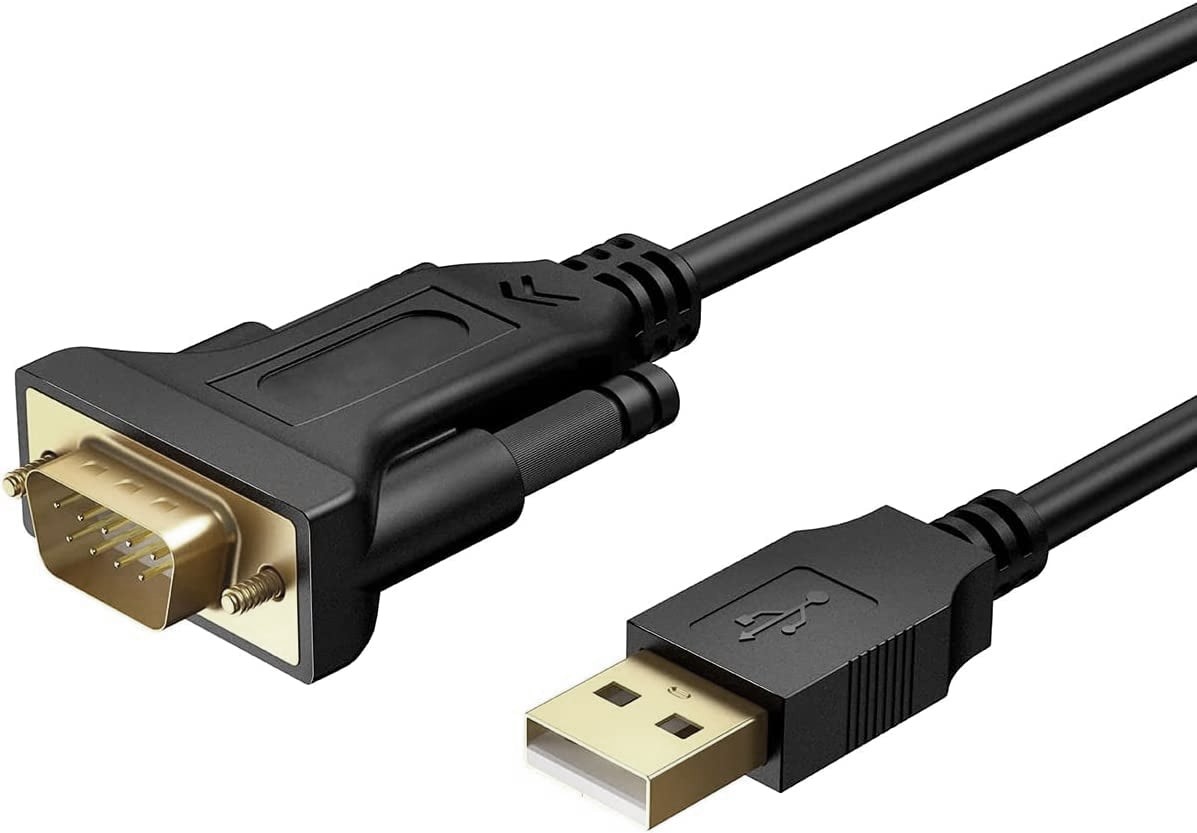 Convertitore Adattatore Techly da USB 2.0 a Seriale Nero