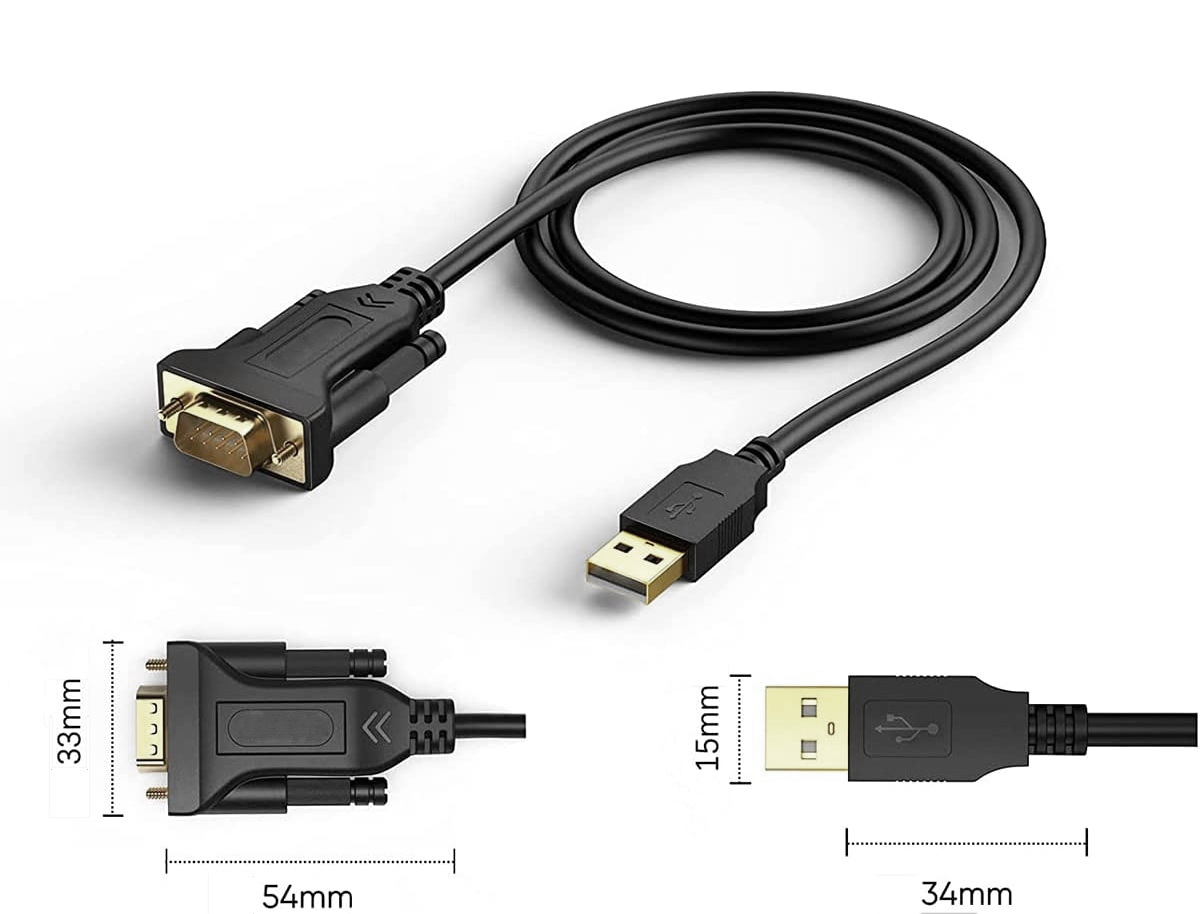 Convertitore Adattatore Techly da USB 2.0 a Seriale Nero - immagine 4