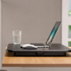 Convertitore da Scrivania In Piedi Postazione di Lavoro Sit Stand Ultra Slim Altezza Regolabile - immagine 8