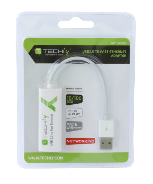 Convertitore da USB2.0 a Fast Ethernet 10/100 Mbps - immagine 2