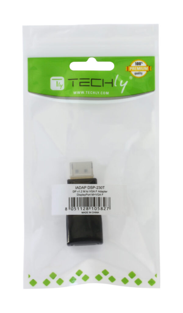 Convertitore DisplayPort v.1.2 M a VGA F compatto - immagine 2