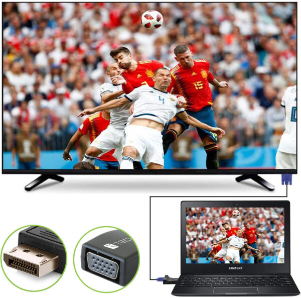 Convertitore DisplayPort v.1.2 M a VGA F compatto - immagine 6