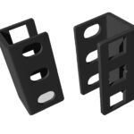 Coppia di Adattatori di Profondit&agrave; Guide per Rack 1U