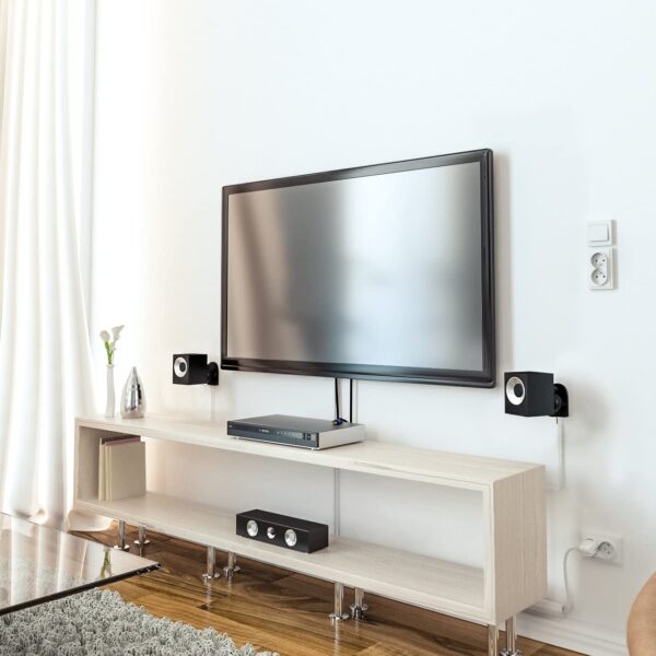 Coppia Staffe Speakers a Parete Universali Regolabili - immagine 9