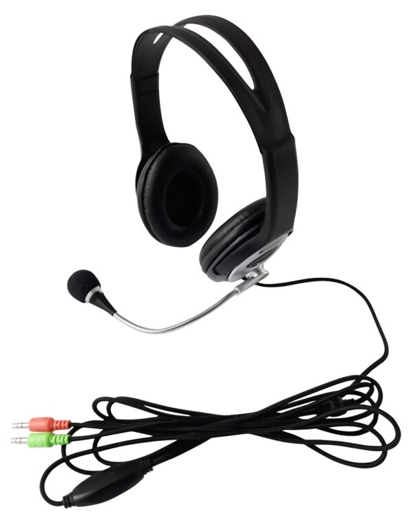 Cuffia Stereo con Microfono e Controllo Volume - immagine 5