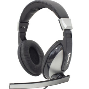 Cuffie Gaming con Microfono Nero HS-302