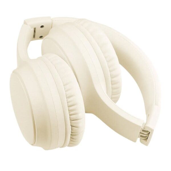 Cuffie Stereo Wireless Pieghevole con Microfono Tonic Beige - immagine 3
