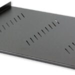 Mensola per Rack 19'' 305 mm 1U Nera 2 punti