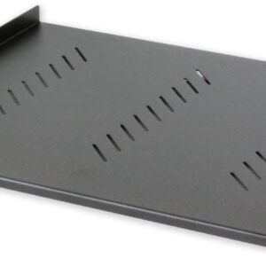 Mensola per Rack 19'' 305 mm 1U Nera 2 punti