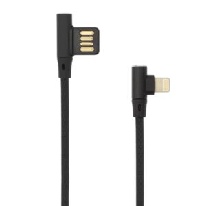Cavo USB2.0 Angolato 90° USB 8pin 1.5m Nero