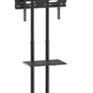 Supporto a Pavimento con una Mensola Trolley TV LCD/LED/Plasma 37-70''