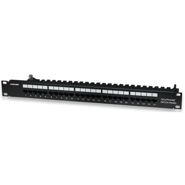 Pannello Patch 25 Porte UTP Telefonico Cat. 3 - immagine 2