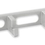 Pannello Passacavi 4 Anelli Corti 3 Fori 1U Grigio