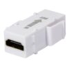 Accoppiatore Keystone HDMI con Ripetitore Bianco