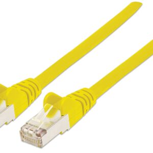Cavo Patch Cat.7 Plug RJ45 6A S/FTP LSZH 0.25m Giallo