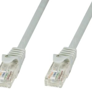 Cavo di rete Patch in CCA Cat.5E Grigio UTP 3 metri