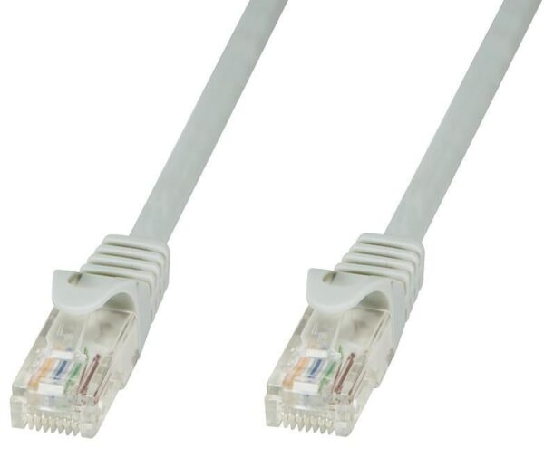 Cavo di rete Patch in CCA Cat.5E Grigio UTP 3 metri