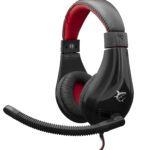 Cuffie Gaming con Microfono Serval Nero Rosso SERVAL