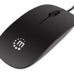 Mini Mouse Ottico USB Silhouette Cavo 1,2m Nero