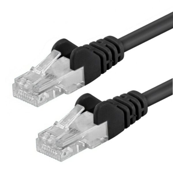 Cavo di rete Patch CCA Cat. 5e Nero UTP 0,5 mt