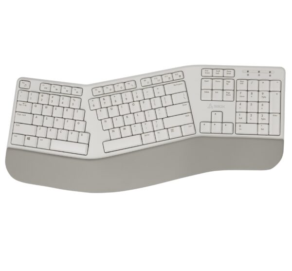 Tastiera Ergonomica Wireless 2,4 GHZ, WK-905