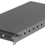 Cassetto Rack 19'' Fibra Ottica 12 Porte ST Simplex