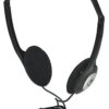 Cuffia Stereo con Auricolari Imbottiti