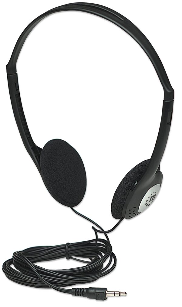Cuffia Stereo con Auricolari Imbottiti