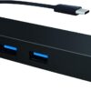 Hub USB-C™ SuperSpeed 3 Porte USB-A 3.0 Femmina Nero