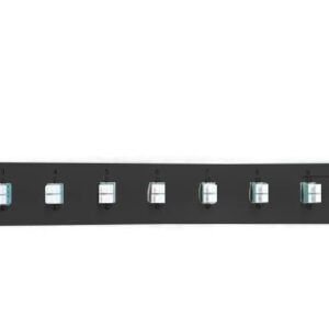 Pannello Frontale per Cassetto Ottico 1U 12 LC Duplex OM3 Nero