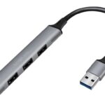Hub USB 3.0 Ultra Slim a 4 Porte Ingresso USB-A