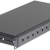 Cassetto Ottico 19'' 12 porte ST Nero Fisso