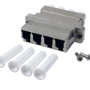 Adattatore Quadruplo LC/LC Metallico Monomodale