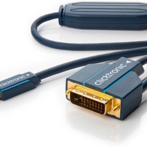 Cavo Mini DisplayPort (Thunderbolt) a DVI-D 24+1 2m Alta Qualità
