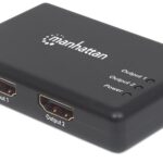 Splitter HDMI 4K UHD 3D con LED 2 vie