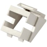 Adattatore Keystone SC/LC Simplex Bianco