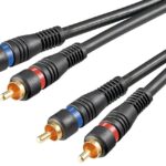 Cavo Audio 2RCA M/M 2mt Alta qualità