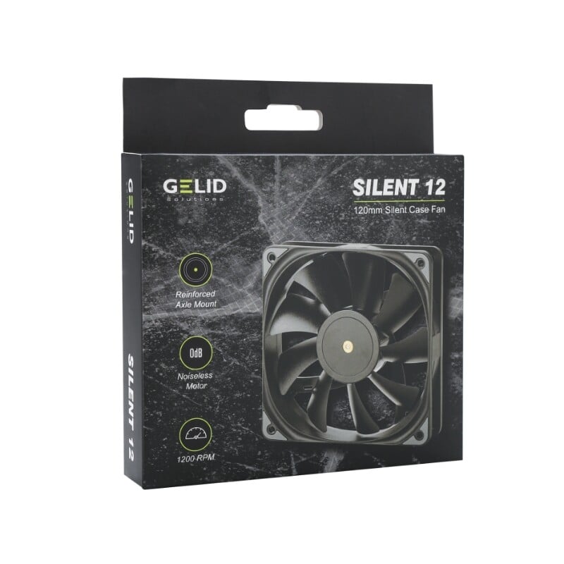 Dissipatore Ventola Silent ad Alto Flusso 120x120x25 12V - immagine 2