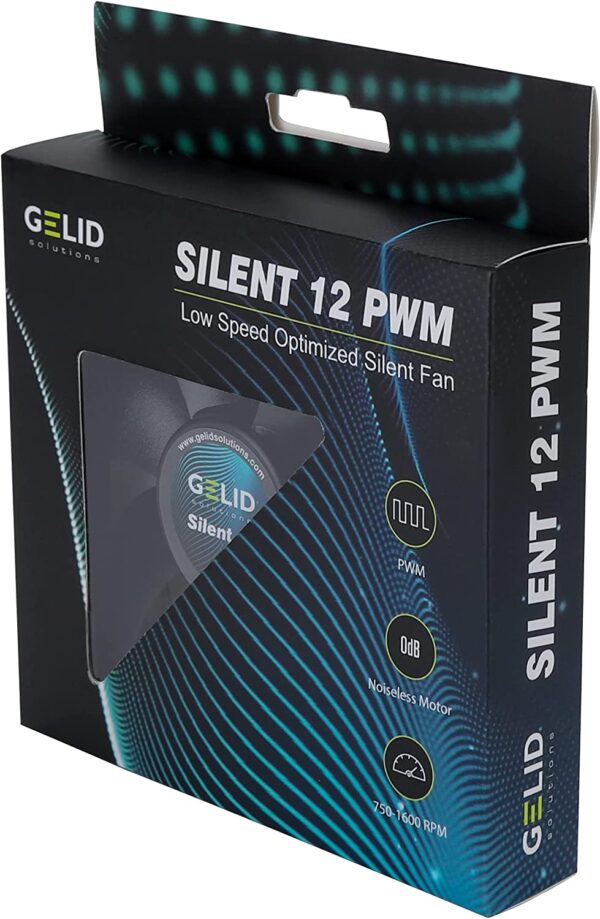 Dissipatore Ventola Silent PWM 120x120x25 12V - immagine 2