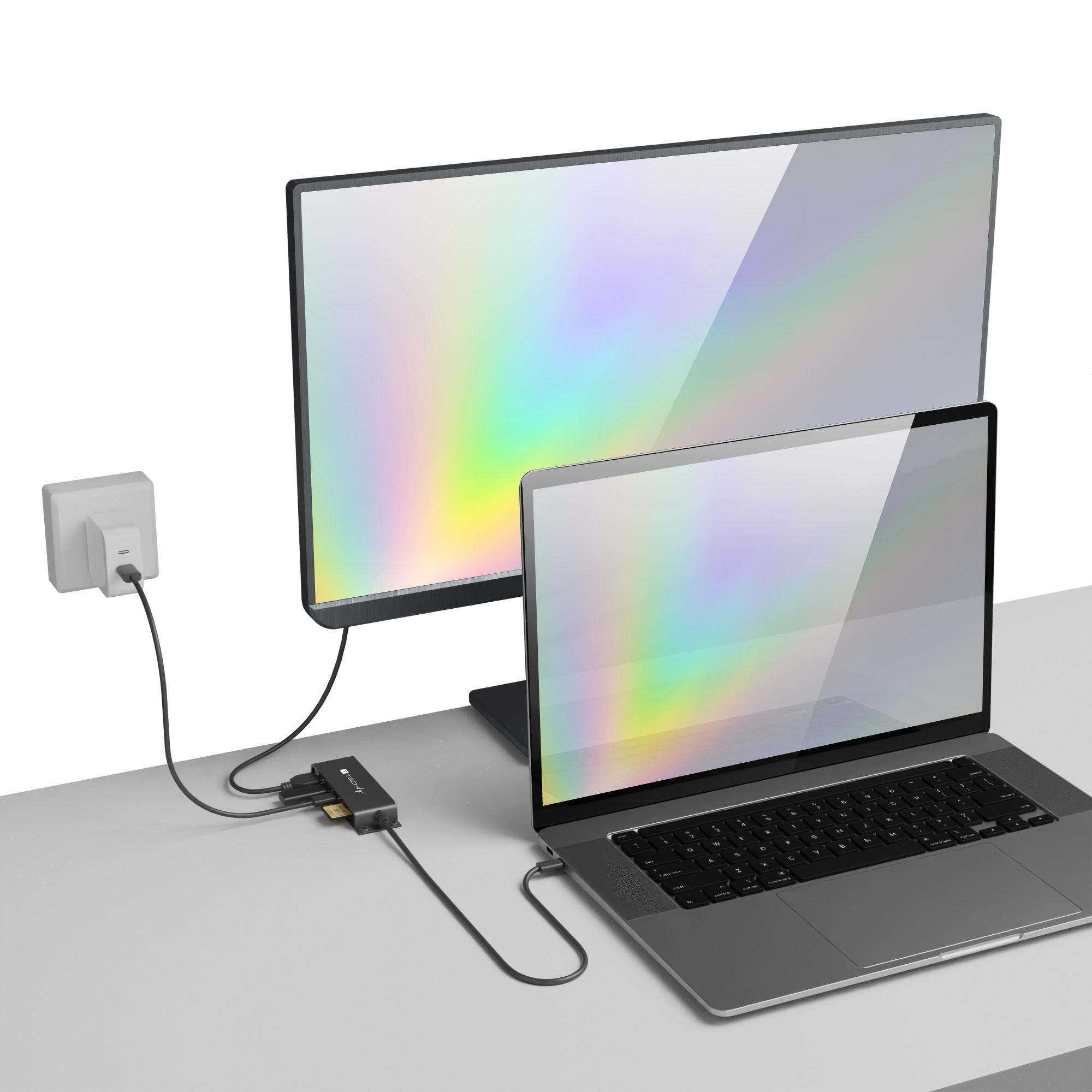 Docking Station 5 in 1 USB-C™ Hub HDMI con Lettore Micro SD/SD - immagine 4