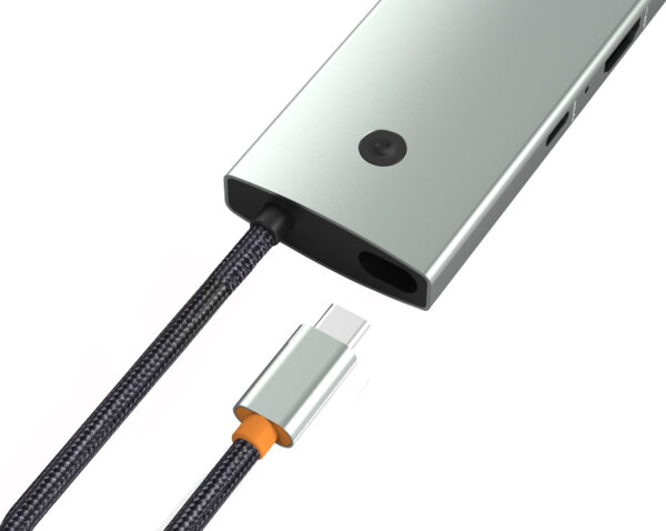 Docking Station Multifunzione Hub USB-C™ 6 in 1 con interruttore - immagine 3
