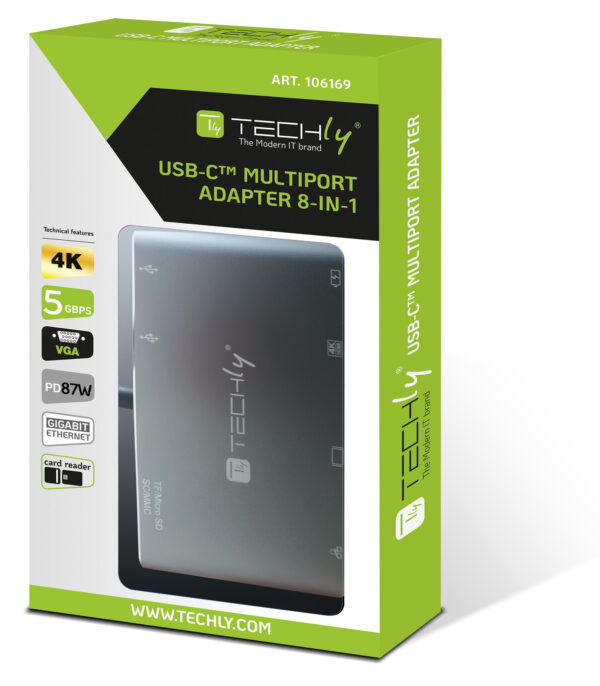Docking Station USB-C™ SuperSpeed Multiporta USB HDMI VGA RJ45 MicroSD - immagine 2