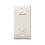 Domus S44 Commutatore 2 Pulsanti 1P 10AX 250V Bianco Lucido