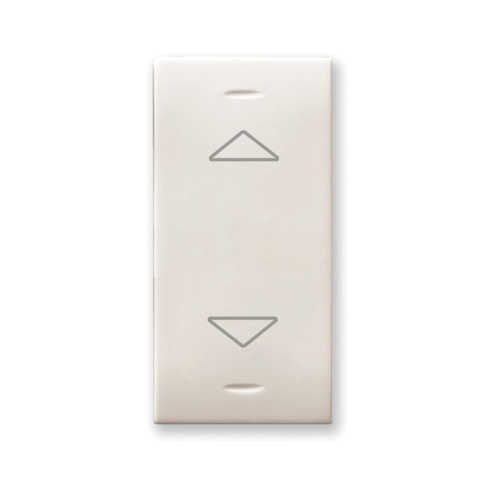 Domus S44 Commutatore 2 Pulsanti 1P 10AX 250V Bianco Lucido