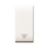 Domus S44 Pulsante 1P 10A Illuminabile Bianco Lucido