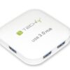 Hub USB 3.0 Super Speed 4 Porte Bianco - immagine 4
